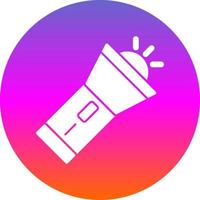Flashlight Vector Icon Design