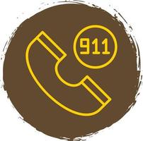 911 diseño de icono de vector