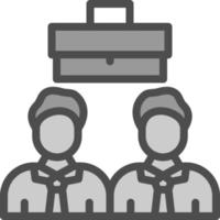 Business Team Vector Icon Design