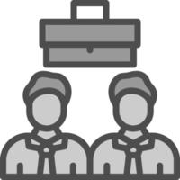 Business Team Vector Icon Design