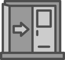 Exit Vector Icon Design