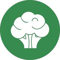 Broccoli Vector Icon Design
