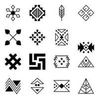 Pack Of Ethnic Patterns Collection vector