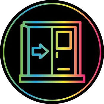 diseño de icono de vector de salida