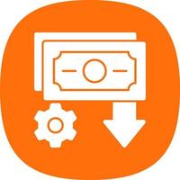 Income Settings Vector Icon Design