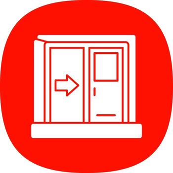 diseño de icono de vector de salida