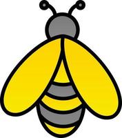 diseño de icono de vector de abeja