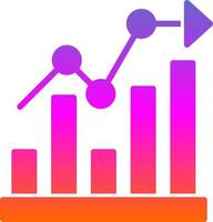 Fluctuation Vector Icon Design