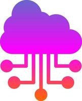 Cloud Computing Vector Icon Design