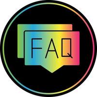 Faq Vector Icon Design