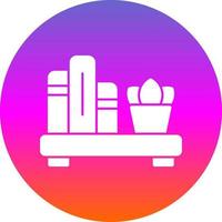 Book Shelf Vector Icon Design