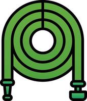 Garden Hose Vector Icon Design