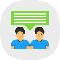 Discussion Vector Icon Design