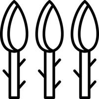 Asparagus Vector Icon Design