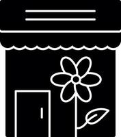 diseño de icono de vector de tienda de flores