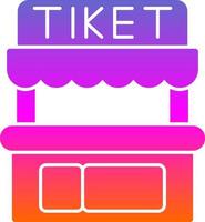 Ticket Office Vector Icon Design