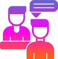 Interview Vector Icon Design