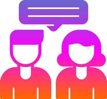 Interview Vector Icon Design