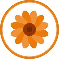 Calendula Vector Icon Design