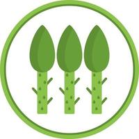 Asparagus Vector Icon Design