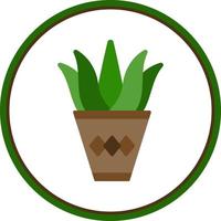 Aloe Vera Vector Icon Design