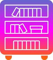 Book Shelf Vector Icon Design