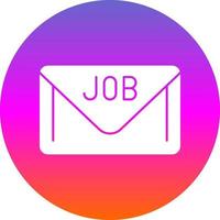 Job Latter Vector Icon Design