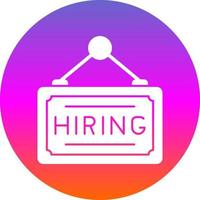 Hiring Vector Icon Design