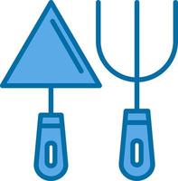 Fork And Trowel Vector Icon Design