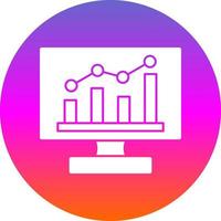 Monitoring Vector Icon Design