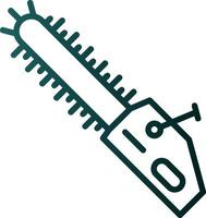 Chainsaw Vector Icon Design