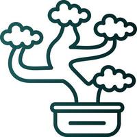 Bonsai Vector Icon Design