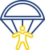 Skydiving Vector Icon Design