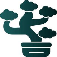 Bonsai Vector Icon Design