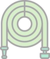 Garden Hose Vector Icon Design