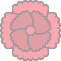 Carnation Vector Icon Design