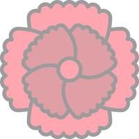 Carnation Vector Icon Design