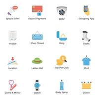 Best Shopping Equipment Pack vector