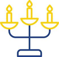 Candelabra Vector Icon Design