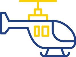 Helicopter Vector Icon Design