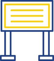 Sign Board Vector Icon Design