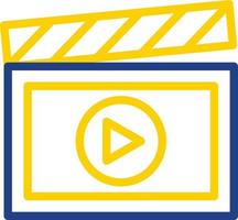 Video Making Vector Icon Design