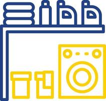 Laundry Room Vector Icon Design