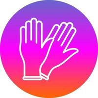 Gloves Vector Icon Design