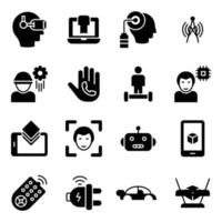 Latest Inventions Glyph Icons Pack