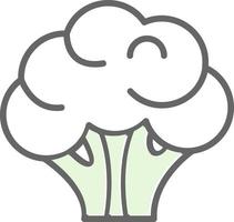 diseño de icono de vector de brócoli
