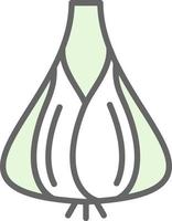 Garlic Vector Icon Design