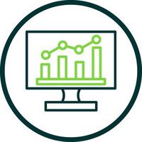 Monitoring Vector Icon Design