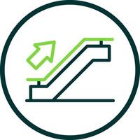 Escalator Vector Icon Design