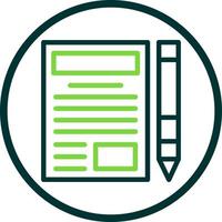 Blogger Vector Icon Design